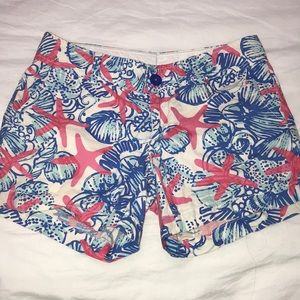 Lilly Pulitzer Pink Starfish Shorts